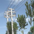 Полигональный тип линия передачи электроэнергии стальная опора линии электропередач угла для надземной линии проекта