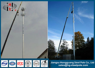 Рангоут Poles индустрии радиосвязи стальной общего назначения высокий с внутренним фланцом 25m